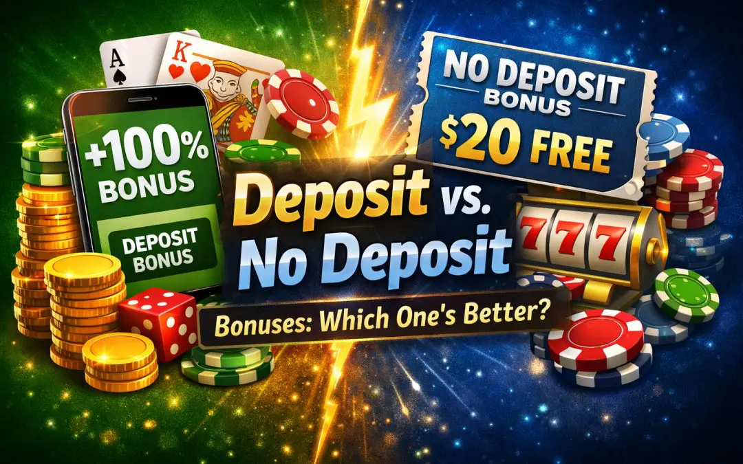 Deposit vs No Deposit Bonuses